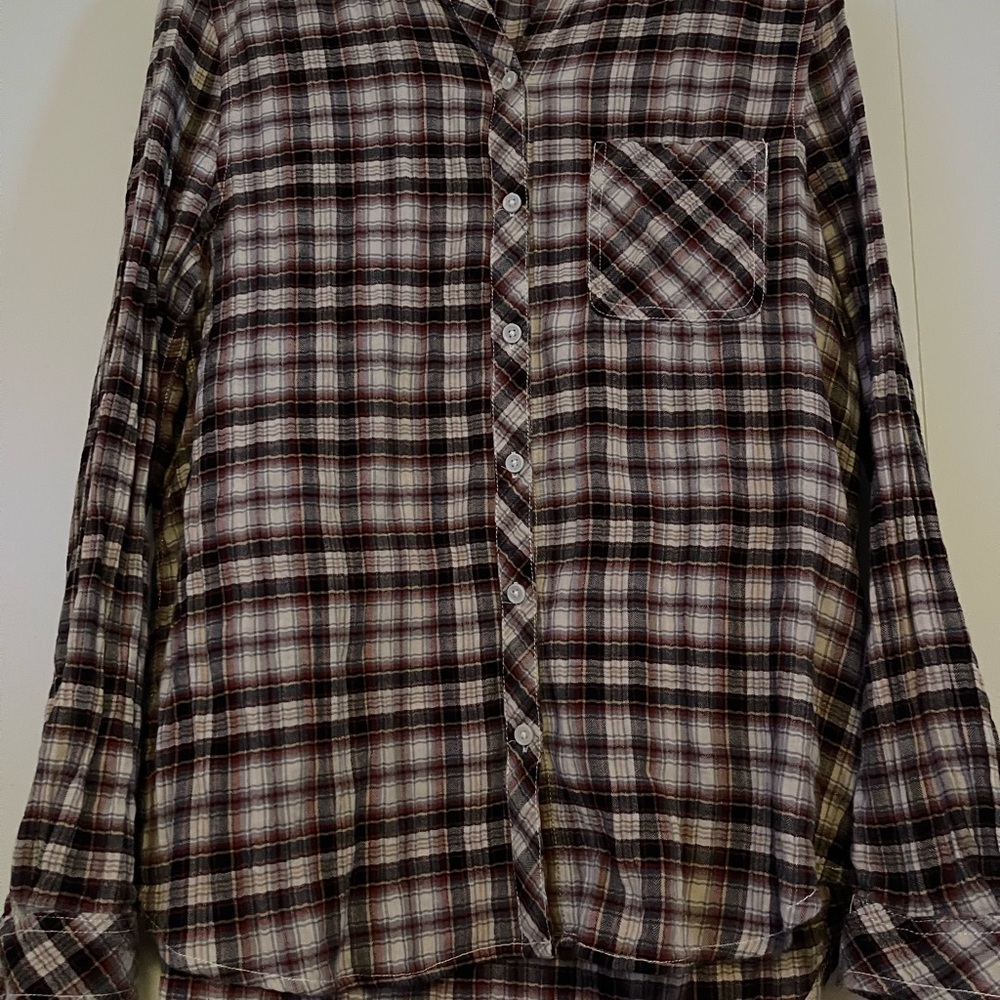 beachlunchlounge Men's Plaid Button-Down Shirt
